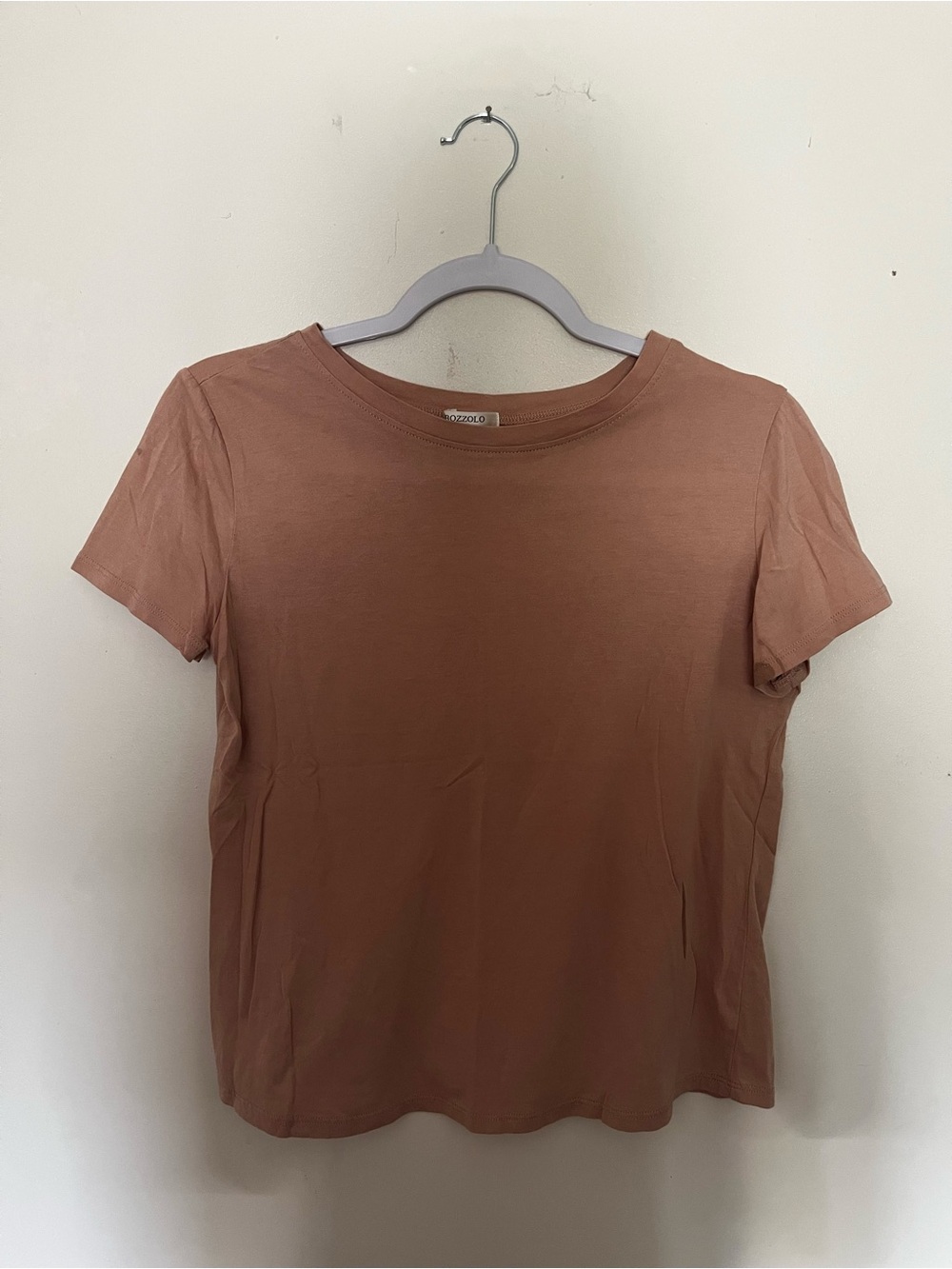 Bozzolo Rose Pink Cropped Shirt